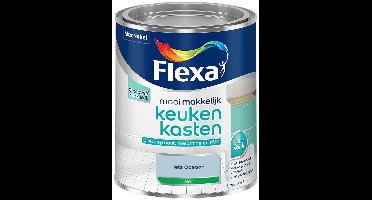 Flexa - Mooi Makkelijk Keukenkasten Mat - Iets Oceaan - Mengverf - 0.75 L
