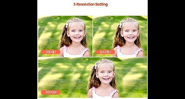 Document Scanner Camera voor Onderwijs - Draagbare 8MP HD USB A4 Scanners voor Laptops en PC