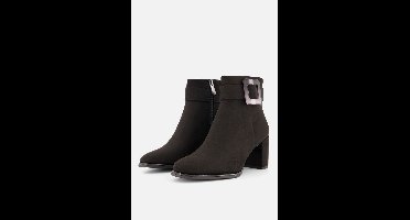 Marco Tozzi Enkellaarsjes zwart Textiel - Dames - Maat 37