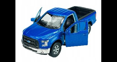 Welly Ford F-150 Regular Cab 1:34 Blauw Metalen Speelgoedauto