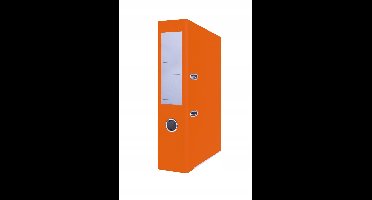 Ringband A4 75mm Oranje PP met metalen hoeken