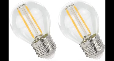 Spectrum LED Lamp E27 1W 230V - 100 Lumen - 2700K Warm wit - Gezellig licht - Energiezuinig - 2 stuks