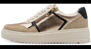 Marco Tozzi- art 2-23774-45 962-brons-sneaker-dames-veter/rits