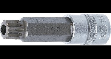 BGS Dopsleutelbit lengte 100 mm 1/2 veeltand (voor XZN) met boring M18