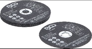 BGS Snijschijven-set voor roestvrij staal Ø 75 x 1.0 x 10 mm 5 st...