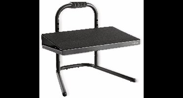 LogiLink EO0007 Voetensteun (b x d) 400 mm x 339 mm Ergonomisch, In hoogte verstelbaar, Met schuimstoflaag Zwart