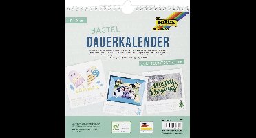 folia creatieve wandkalender, 230 x 240 mm, zwart
