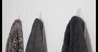 Command™ Handdoekhaak met waterbestendige Strips, Groot, 1HK+2S/PK