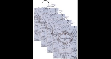 Home & Styling Geurzakjes Vanille geur - 4x - met ophanghaak - geurkaartjes/luchtverfrisser