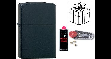 Geschenkset Zippo- ZIPPO met ZIPPO BENZINE en Vuursteentjes-uniek cadeau