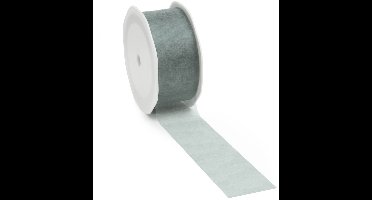 Petrol voile lint voor creatieve projecten en decoratie - 70 mm / 25 mtr.