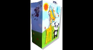 4 Luxe Cadeautasjes Kinderen A4 formaat 33x26cm - Kerst Papieren cadeautasjes met Full-color bedrukking