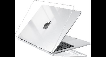 Ntech - Laptophoes - Geschikt voor MacBook Air hoes 2022 (A2681) - Hoes Macbook Air 13.6 hoes Transparant hardcover 2022 - Macbook Air M2 / M3 2022 2023 2024 / A3113 M3/ A2681 M2 case