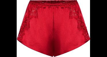 Hunkemöller Dames Nachtmode Short Mya - Rood - maat S