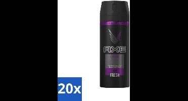20 x Axe Deodorant Bodyspray Excite 150 ml - Axe Excite - Deodorant Bodyspray - Geur - Lichaamsgeur Bescherming - Onweerstaanbare Geur