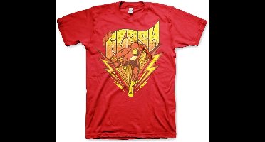 DC Comics The Flash Heren Tshirt -M- Classic Rood