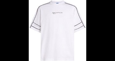 Karl Lagerfeld Relaxed Piping T-shirt Met Korte Mouwen Wit M Man