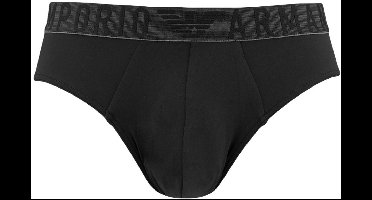 Emporio Armani microfiber herenslip zwart