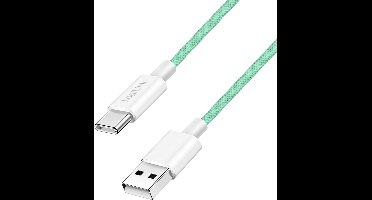 LogiLink CU0327 USB-kabel USB 2.0 1 m USB A USB C Groen