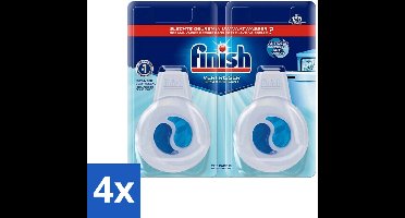 4 x Finish Deo Odorstop - Vaatwasverfrisser - Fris Parfum - Anti-geur - Tot 120 Afwasbeurten - Vaatwasser Geur - Vaatwasser Verfrisser - Geur Neutraliseren - Vaatwasser Schoonmaken - Anti-geur