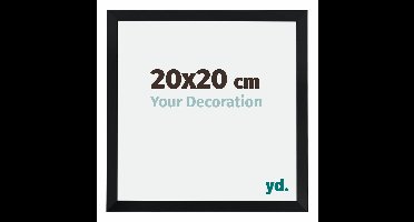 Your Decoration - Fotolijst 20x20 cm - MDF - Zwart Mat - Catania