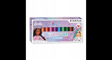 Starpak Kneedbare Klei 12 Kleuren Barbie - School & Knutselen