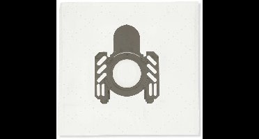 Nedis Stofzuigerzak - 4 Stuks - Synthetisch - Meest verkocht voor: AEG Gr. 5/5s and Electrolux ES 51 / AEG GR5 / Electrolux E51 - Wit