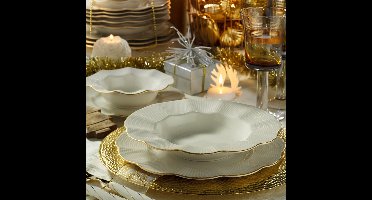 Asir Diner set (24 stuks) - Room Goud