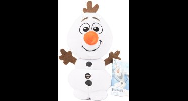 Olaf - Disney Frozen Pluche Knuffel met Geluid 23 cm - Speelgoed Knuffels voor Kinderen Jongens Meisjes - Anna, Elsa, Sven, Olaf Sneeuwpop