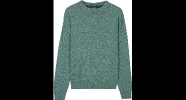 Baileys – Heren – Gebreide Pullover – Ronde hals – Regular fit – Trui – Donkergroen - 520092-735