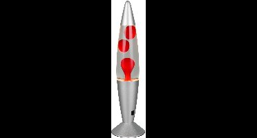 REALITY VESUV - Lava lamp - Transparant helder - incl. 1x SMD 21 W - rode lava