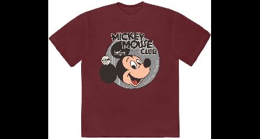 Disney - Mickey Mouse Club Heren Tshirt - XL - Rood