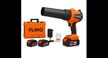 FlinQ Handblazer Premium - Draadloze Bladblazer met accu - Multi inzetbaar - Borselloze Motor - incl 2 accu's & oorbeschermers