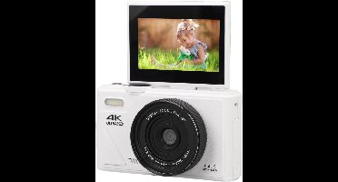 Vlog Camera voor Beginners - Videocamera voor Kinderen en Volwassenen - Handycam - 4K Kwaliteit