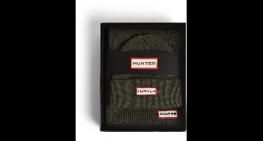 Hunter - Jura Scarf and Beanie Box Set Kambaba Green - Maat ONE
