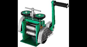 Rollerspers – Metaalwals – Juwelierswals – Walsmachine – Metaalroller – 120 mm Breedte – 4:1 Overbrengingsverhouding