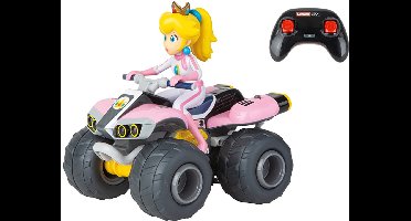 Carrera RC voertuig Auto - RC Mario Kart - Peach - Quad - Schaal 1:20 - 19,5cm - 2,4GHz RC Model Kant en Klaar - Carrera Bestuurbare Auto
