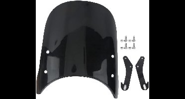 JeiibrZui Motor Windscherm - Motor Kuip - 3 Mm Dik Krasbestendig Scherm Voor Wind & Stofbescherming - 1 - Algemeen Gebruik Zwart