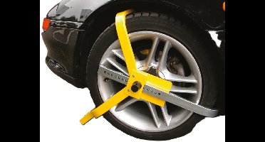 wielklem - wielslot - aanhangerslot - camperslot - autowielklem - boottrailer klem universeel