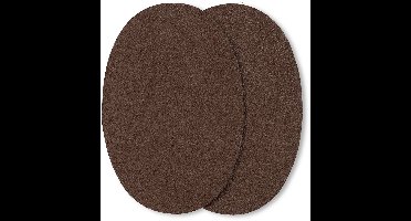 PRYM Patches nappalederimitatie 9x13,5cm donkergrijs 929253 - Prym