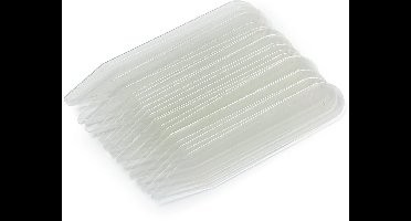 Kraagbaleinen kunststof 15 x 80 mm transparant 24 st.
