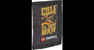LEGO Ninjago Wallet, voor een jongen, Zwart, Portemonnee, maat: One size