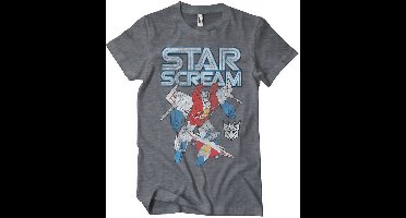 Transformers Starscream Washed T-Shirt Dark/Heather-2XL