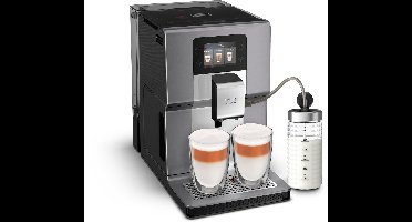 Krups Intuition EA875E - Volautomatische Espressomachine - Chrome - Touchscreen - Personaliseerbaar