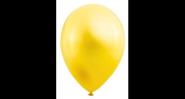 Daily Style – Mini Metallic Ballonnen – Geel – 11 cm – 20 stuks – Feestdecoratie