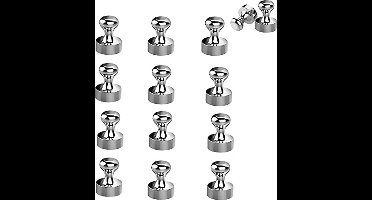 12 Stuks Sterke Neodymium Magneetjes voor Whiteboards en Koelkasten