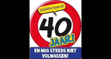 Wenskaarten - 40jr verkeersbord