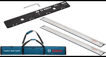 Bosch FSN Kit (2x geleiderails & 1x koppelstuk) in foudraal