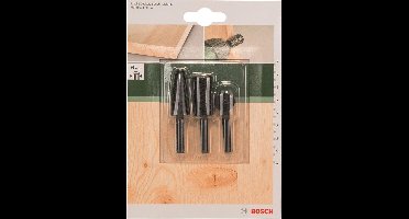 Bosch - 3-delige houtraspset 15,0-6,0; 15,0; 15,0 mm