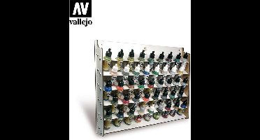 Vallejo Wall Mounted Paint Display Verfrek - Voor 43 flesjes - 26010